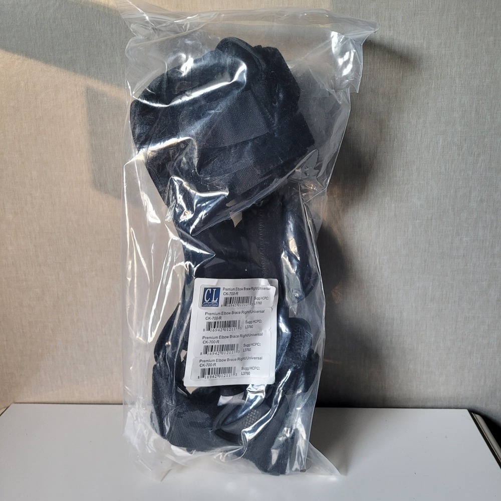 Comfortland CK-700-R Premium Elbow Brace - Right / Universal Fit - New in Bag